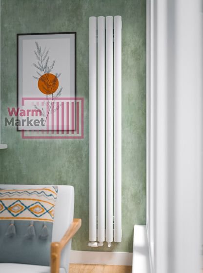 Axxinot Rendo 57 V - вертикальный водяной радиатор высотой 1500 мм, 7 секций