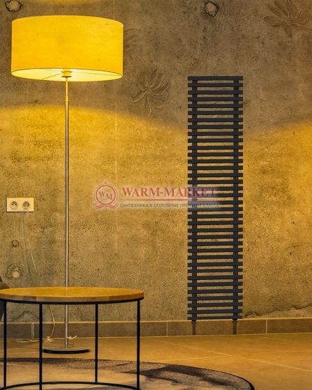 Steel VL 30х50 730 - вертикальный трубчатый дизайн-радиатор шириной 330 мм, 15 секций