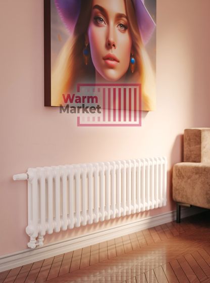 Axxinot Sentir 2037 - стальной трубчатый радиатор, нижнее подключение с термостатикой N69 твв