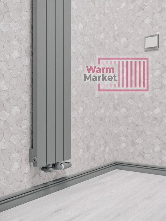Axxinot Adero 30х60 V - вертикальный радиатор высотой 2000 мм, нижнее центральное подключение