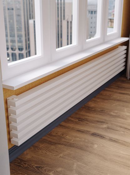 Bronto Plex Z - горизонтальный трубчатый радиатор шириной 2000 мм, нижнее правое подключение