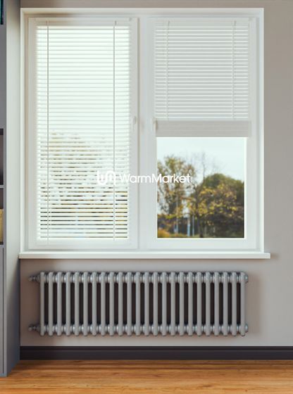 Bareng Softy 2037 - двухтрубный трубчатый радиатор высотой 370 мм, боковое подключение