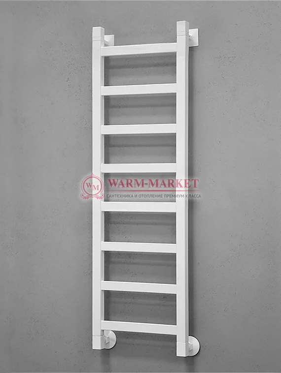 Quadro EQ1 - узкий электрический дизайн-полотенцесушитель с терморегулятором из нержавеющей стали