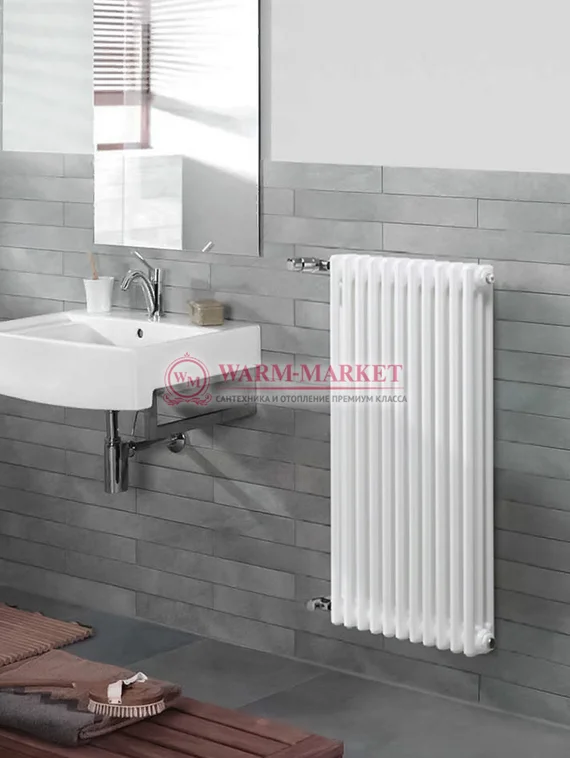 Трубчатый радиатор Zehnder 5100 V002 с нижним подключением