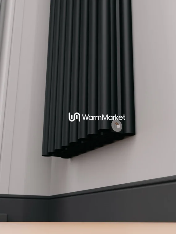 Axxinot Wemar V 1800 - вертикальный алюминиевый радиатор высотой 1830 мм