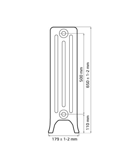 Derby CH 500/110 - чугунный дизайн радиатор