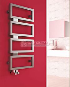 Дизайнерский полотенцесушитель из матовой полированной нержавеющей стали Beck Carisa