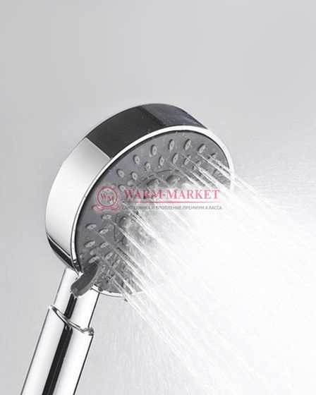 Встраиваемый комплект для душа с верхней душевой насадкой и лейкой черный А16028-Bl Thermo