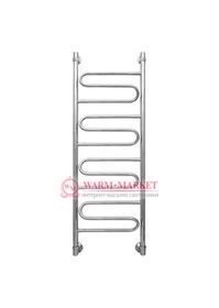 Virazh 1200х400 - узкий полотенцесушитель из нержавеющей стали 400 мм. шириной