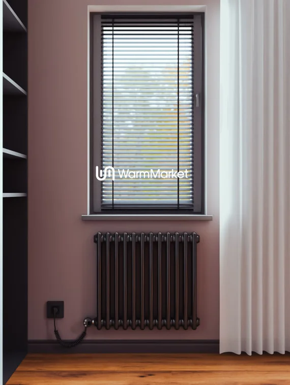 Bareng Softy Electric 2057 - электрический двухтрубный трубчатый радиатор высотой 570мм