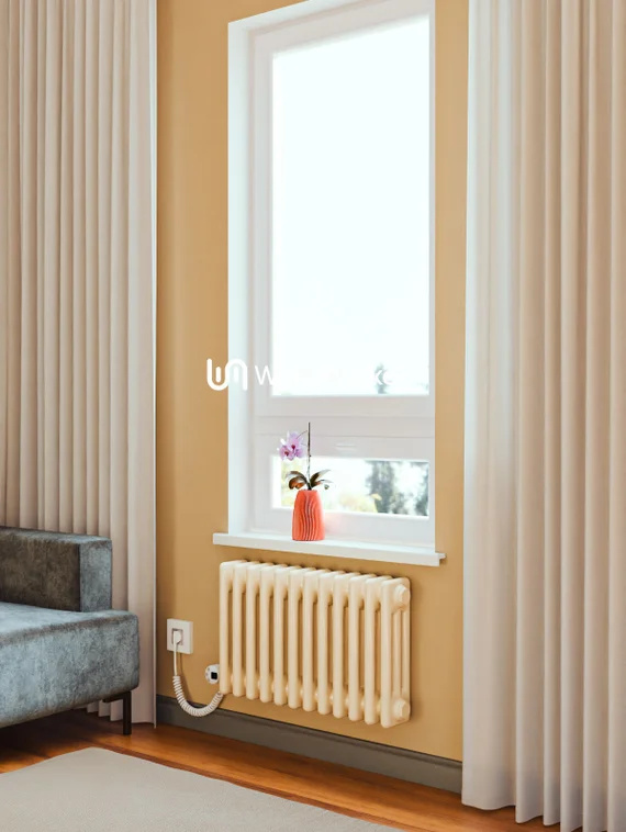 Bareng Softy Electric 3037 - электрический трехтрубный трубчатый радиатор высотой 370мм