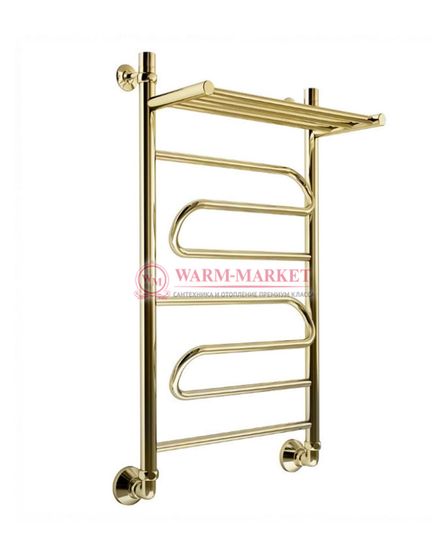 Virazh-2 - электрический дизайн-полотенцесушитель с полкой