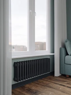 Bronto Pipe 3030 - трехтрубный трубчатый радиатор высотой 300 мм, нижнее подключение