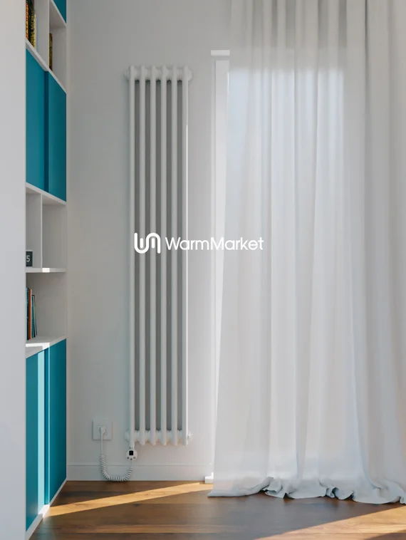Bareng Softy Electric 2180 - электрический вертикальный двухтрубный трубчатый радиатор высотой 1800 мм