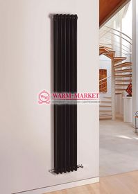 Вертикальный трубчатый радиатор Dia Norm 2180-6 секций, двухтрубный с нижним правым/левым подключением.