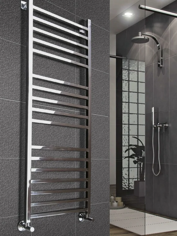 Quatro - полотенцесушитель с квадратным профилем