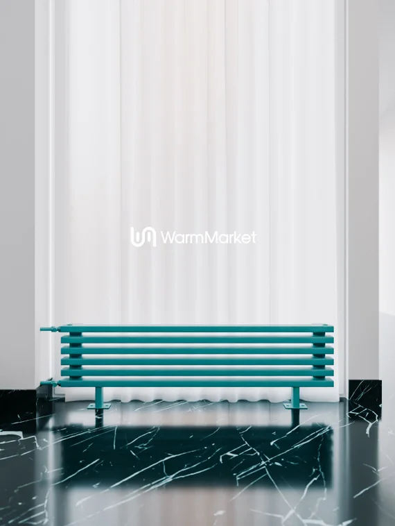 Bareng Select ZN 600 - напольный трубчатый радиатор шириной 600 мм, боковое подключение