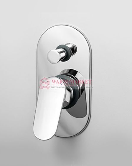 Встраиваемый комплект для душа с верхней душевой насадкой и лейкой черный А14029-Bl