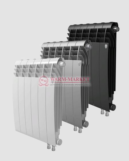 Радиатор Royal Thermo BiLiner V 350 Noir Sable с нижним подключением