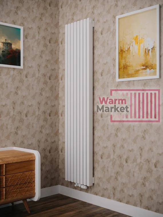 Axxinot Cardea 60х30 V - вертикальный радиатор высотой 2500 мм, 4 секции