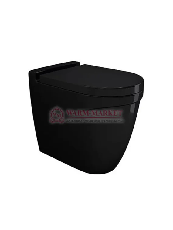 Унитаз подвесной Bocchi Taormina Arch черный глянцевый