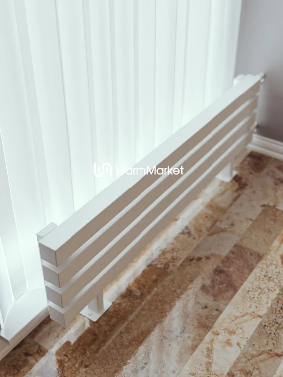 Bareng Livian ZN 1250 - напольный трубчатый радиатор шириной 1250 мм, боковое подключение