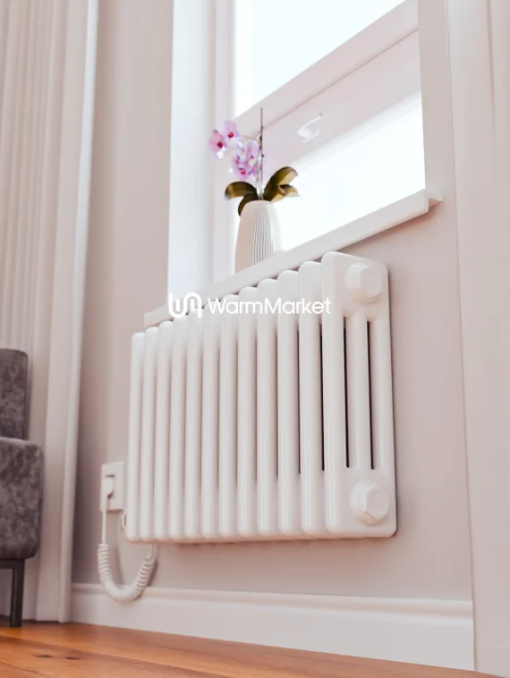 Bareng Softy Electric 3037 - электрический трехтрубный трубчатый радиатор высотой 370мм