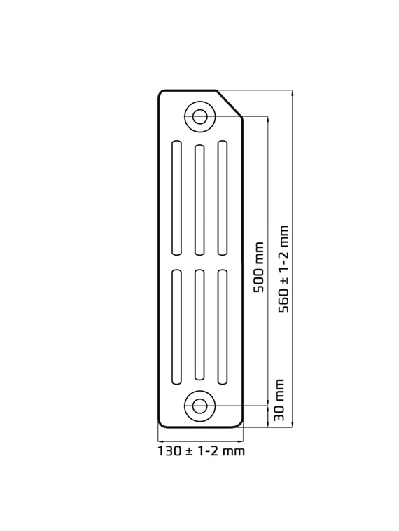 Lille 500/130 - чугунный дизайн радиатор