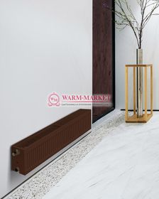 DiaNorm Ventil Compact CV33 , высотой 200 мм - панельный радиатор с нижним/боковым подключением коричневого цвета