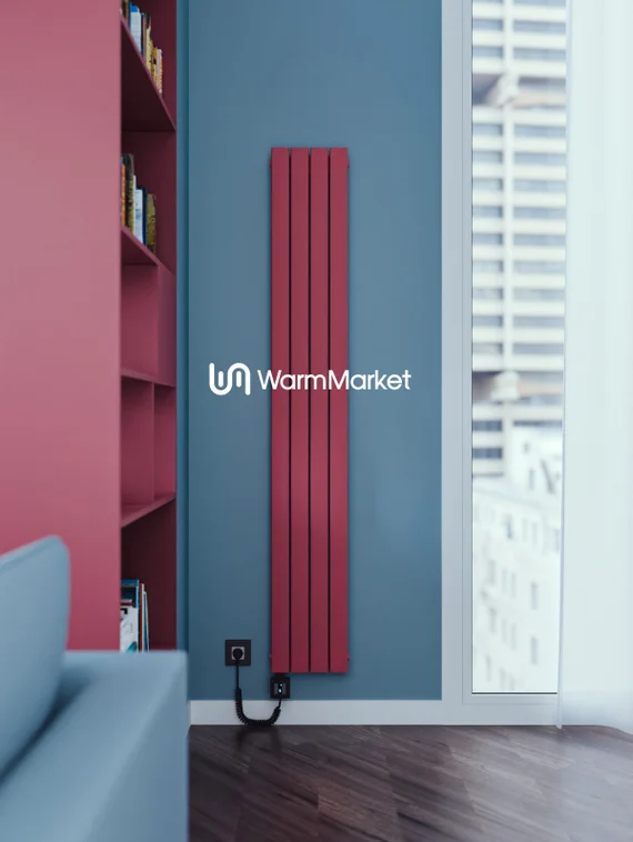 Bareng Temper VE 1250 - вертикальный электрический трубчатый радиатор высотой 1250 мм