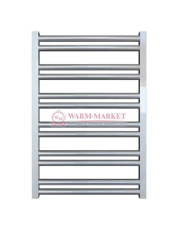 Mandarino Tubo 500х800 - цветной полотенцесушитель из анодированного алюминия, модель 12/21