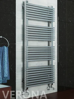 Verona E -  электрический дизайн полотенцесушитель с квадратным профилем.