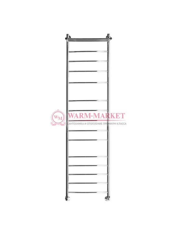 Galant 2 (дуга) - водяной полотенцесушитель с полкой из нержавеющей стали