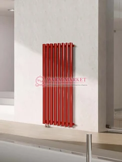 Вертикальный трубчатый радиатор KZTO Garmonia А40 V1 высотой 1534 мм напольного исполнения