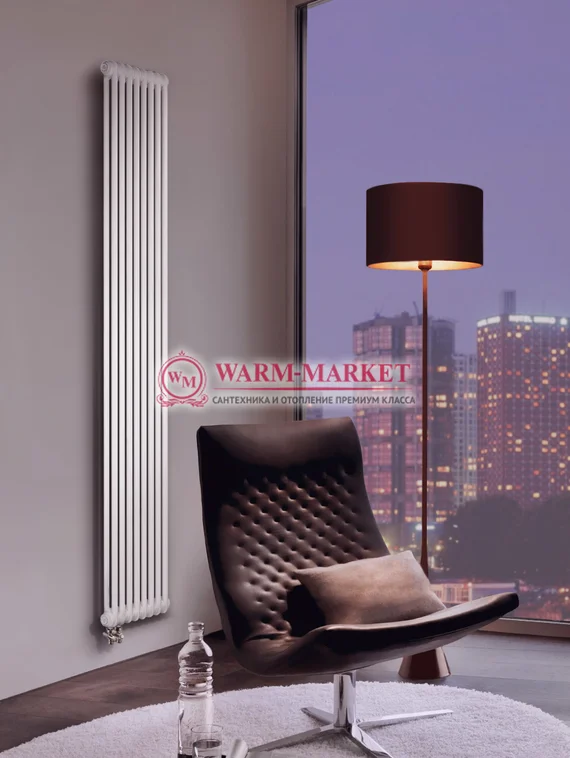 Вертикальный трубчатый радиатор Irsap Tesi RT 21800-8 №26, двухтрубный с нижним подключением