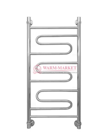 Virazh-1 - водяной дизайн-полотенцесушитель из нержавеющей стали