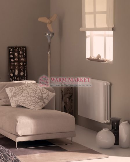 Вертикальный дизайн радиатор Caleido Canarino