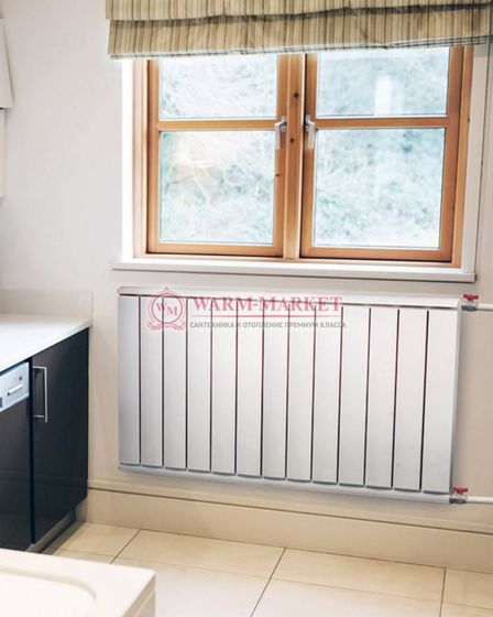 Silver S 1700 - вертикальный цветной алюминиевый дизайн - радиатор