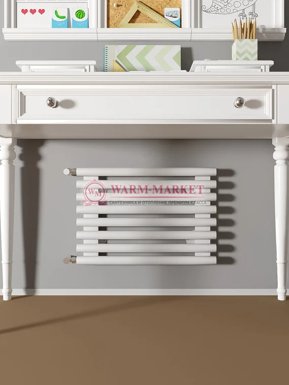 WH Round 2200 G - горизонтальный стальной трубчатый радиатор шириной 2200 мм