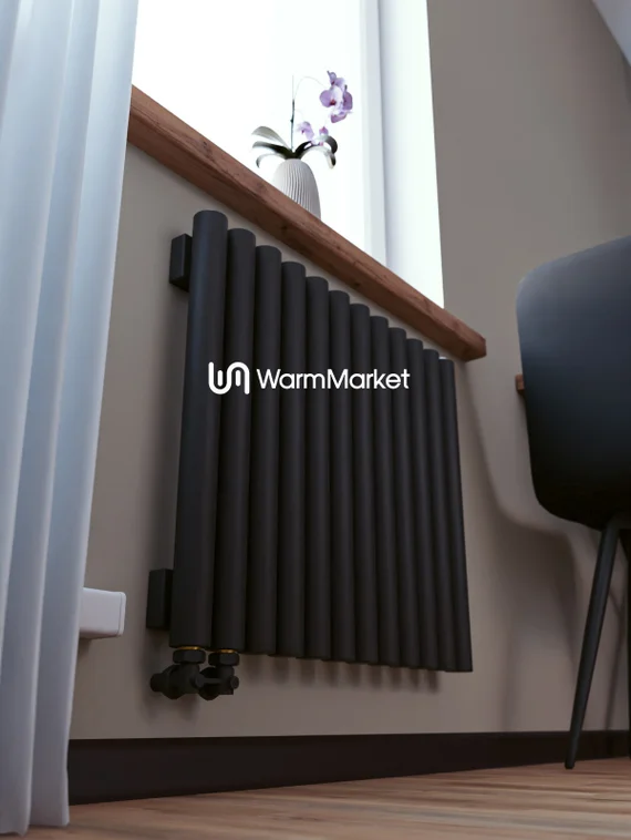 Bareng Monte V 700 - вертикальный трубчатый радиатор высотой 700 мм, нижнее левое подключение