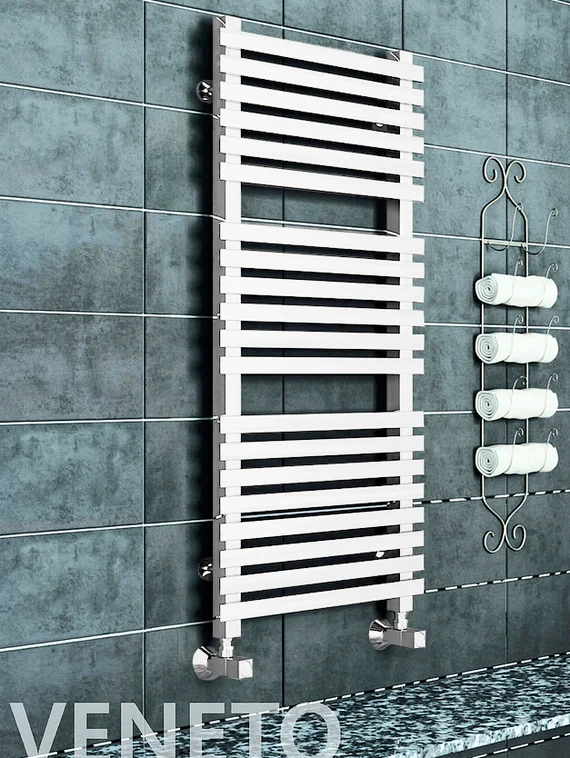 Veneto - белый  водяной дизайн полотенцесушитель