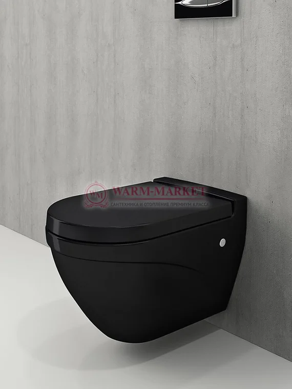 Унитаз подвесной Bocchi Taormina черный матовый