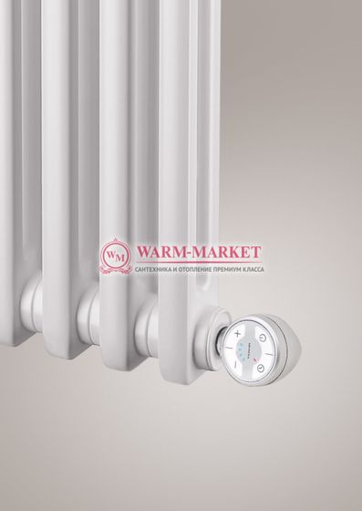 Delta Electric 1800, 6 секций,  2 трубный - электрический вертикальный трубчатый радиатор