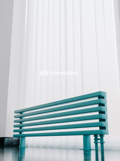 Bareng Select ZN 2250 - напольный трубчатый радиатор шириной 2250 мм, нижнее правое подключение