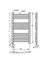 Полотенцесушитель электрический Solent Yarumo SR-018 900х500 П12 белый