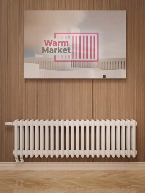 Axxinot Sentir 3020 - стальной трубчатый радиатор, нижнее подключение с термостатикой N69 твв