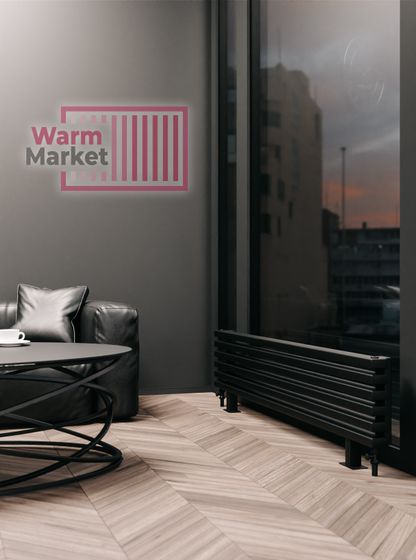 Axxinot Cardea 60х30 ZN - горизонтальный радиатор на ножках шириной 800 мм, 13 секций