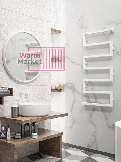 Axxinot Lurosa - змеевидный водяной дизайн полотенцесушитель из нержавеющей стали