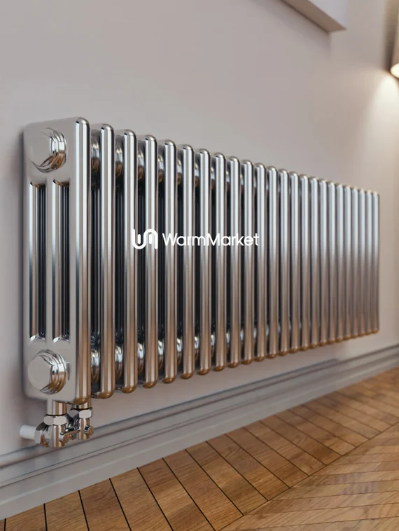 Axxinot Sentir Chrome 3037 - стальной трубчатый радиатор, нижнее подключение N69