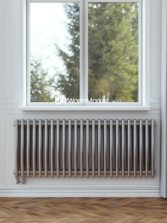 Axxinot Sentir Chrome 3050 - стальной трубчатый радиатор, нижнее подключение N69